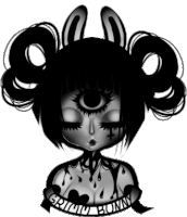 Gif animé gothique poupée